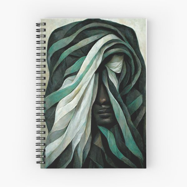 Item preview, Green Desert Nomad - Abstract Grunge Person designed and sold by Michael Bollin.