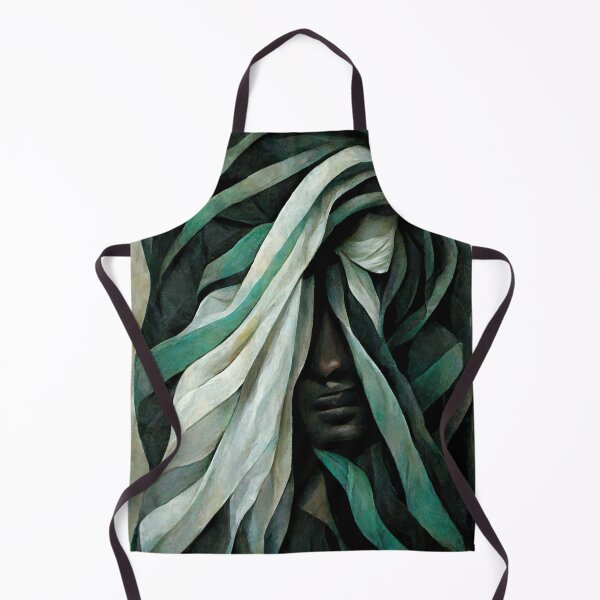 Item preview, Green Desert Nomad - Abstract Grunge Person designed and sold by Michael Bollin.