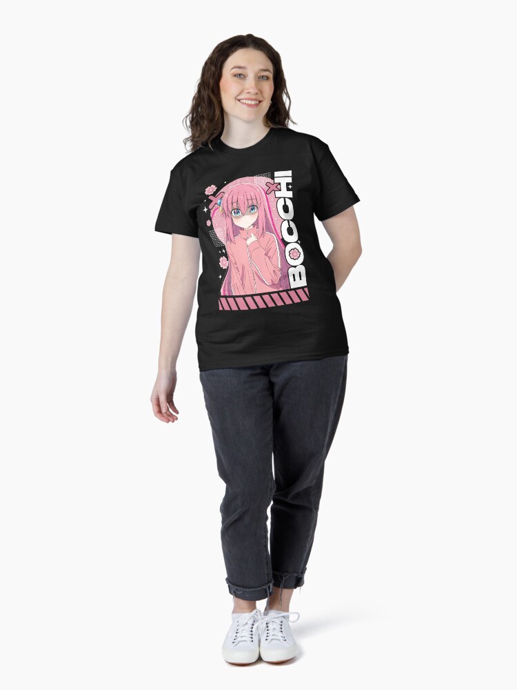Aperçu 4 sur 7. T-shirt classique avec l'œuvre Bocchi le rocher créée et vendue par Neelam789.