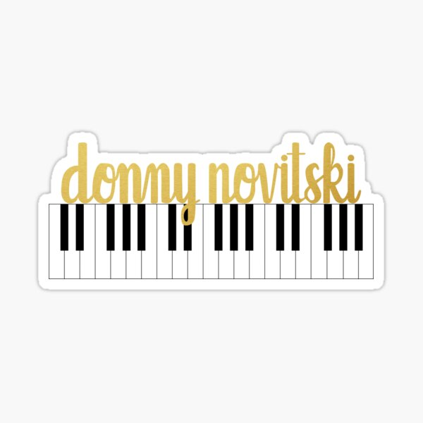 Donny Novitski - Piano Keyboard Sticker