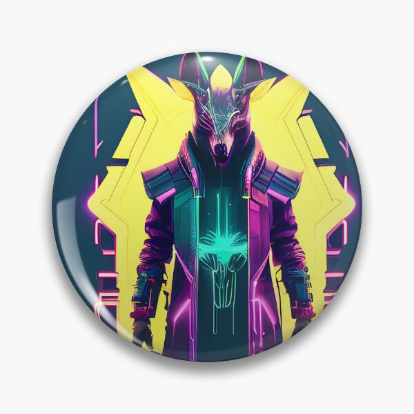Item preview, "Anubis Resurrected: A Cyberpunk Twist on the Egyptian God" designed and sold by Mytho Merch.