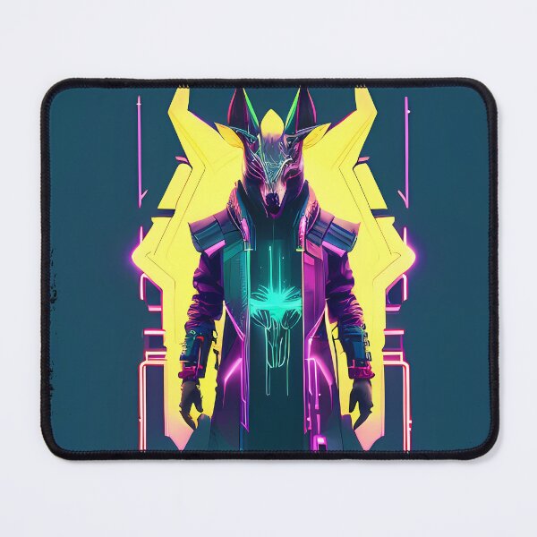 Item preview, "Anubis Resurrected: A Cyberpunk Twist on the Egyptian God" designed and sold by Mytho Merch.