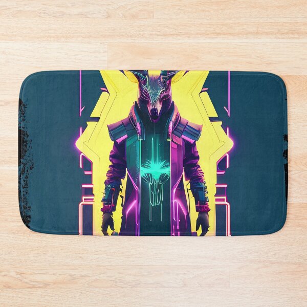 Item preview, "Anubis Resurrected: A Cyberpunk Twist on the Egyptian God" designed and sold by Mytho Merch.