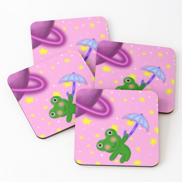 Item preview, Floating Frog In The Sky designed and sold by SquishyBeeArt.