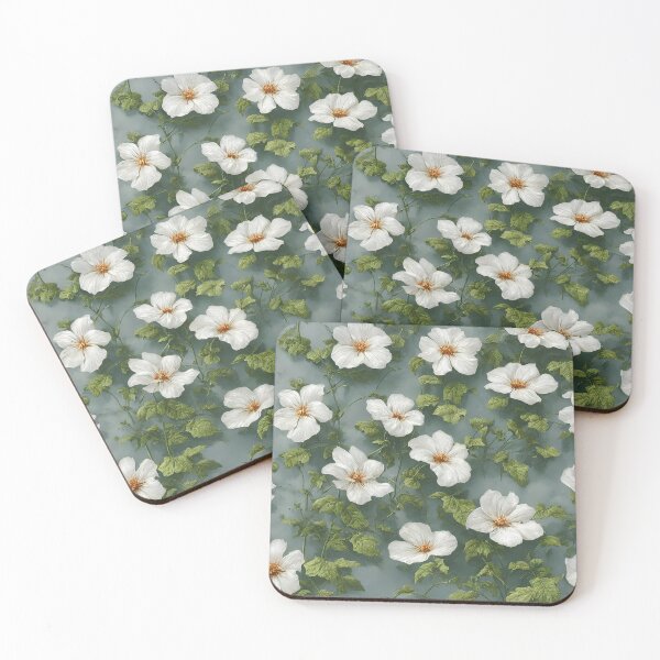 Item preview, White Morning Glories for September designed and sold by FamiliarPufferfish.