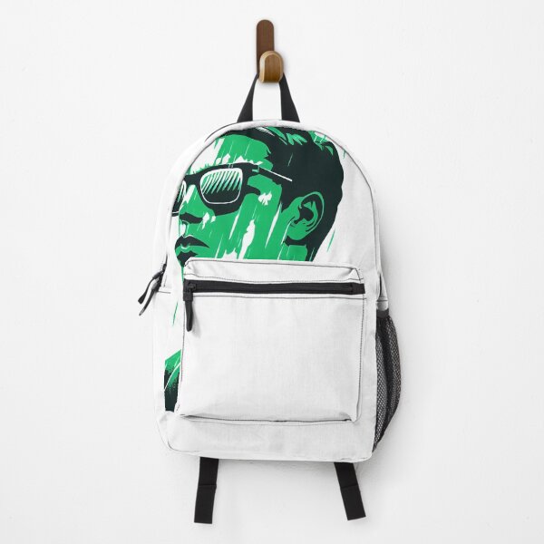 Item preview, Salva el planeta con nuestro diseño abstracto de retrato de hombre activista del clima en blanco y verde designed and sold by GreenBubble - Shop and reforest.