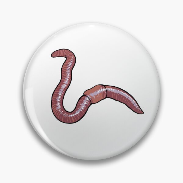 Item preview, Pink Nightcrawler Earthworm Worm designed and sold by Kayleigh Anderson.
