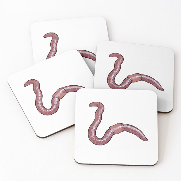 Item preview, Pink Nightcrawler Earthworm Worm designed and sold by Kayleigh Anderson.
