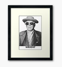 Frankly, Mr. Wright Framed Print