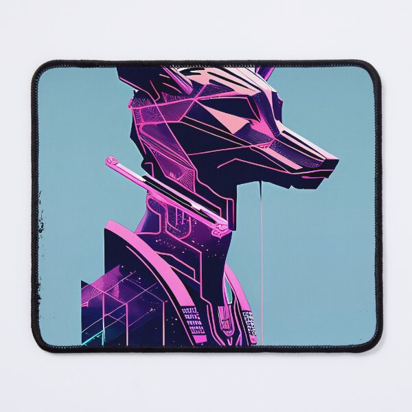 Item preview, "Anubis Resurrected: A Cyberpunk Twist on the Egyptian God" designed and sold by Mytho Merch.