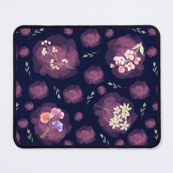 Item preview, Bubble and Flowers Pattern purple designed and sold by Stikle.