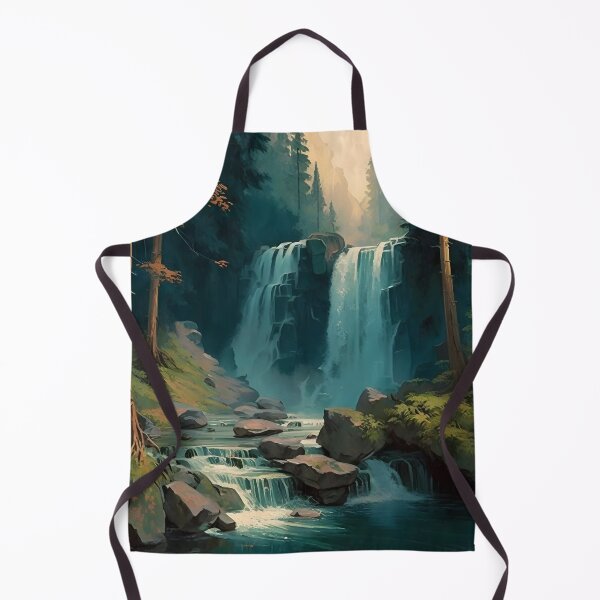Item preview, Landscape with waterfall designed and sold by Waveval.