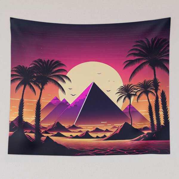 Item preview, Pyramid Dreams: A Retro Futuristic Fantasy designed and sold by Mullet Monkey.