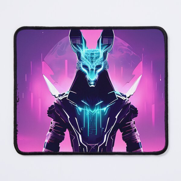 Item preview, "Anubis Resurrected: A Cyberpunk Twist on the Egyptian God" designed and sold by Mytho Merch.