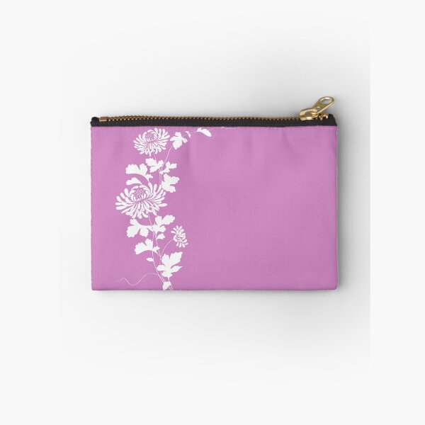Item preview, A branch of stylized white chrysanthemums. Monochrome. designed and sold by Tasha-design.