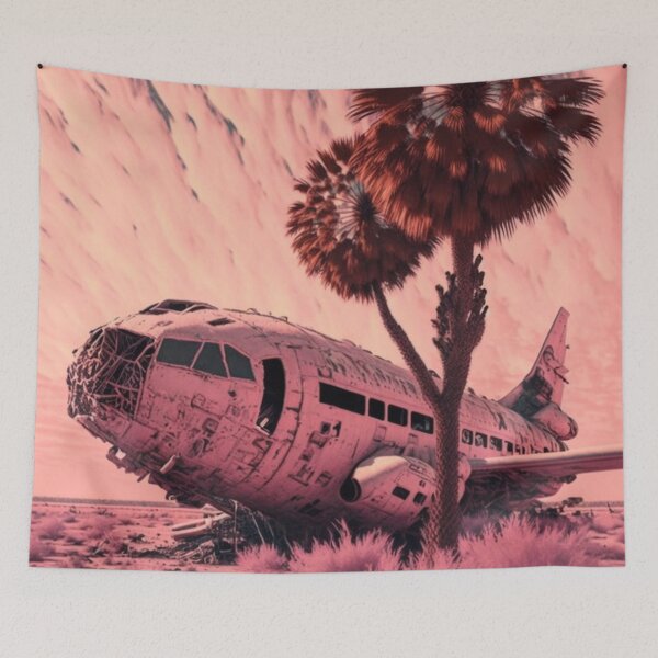 Item preview, Abandoned Plane in the Desert Landscape designed and sold by RuralGreen.
