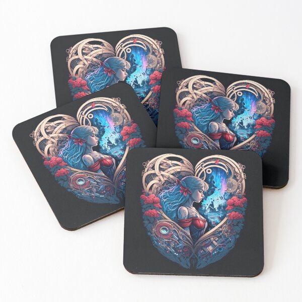 Item preview, Girl. Steampunk. Heart designed and sold by Isilver-me.