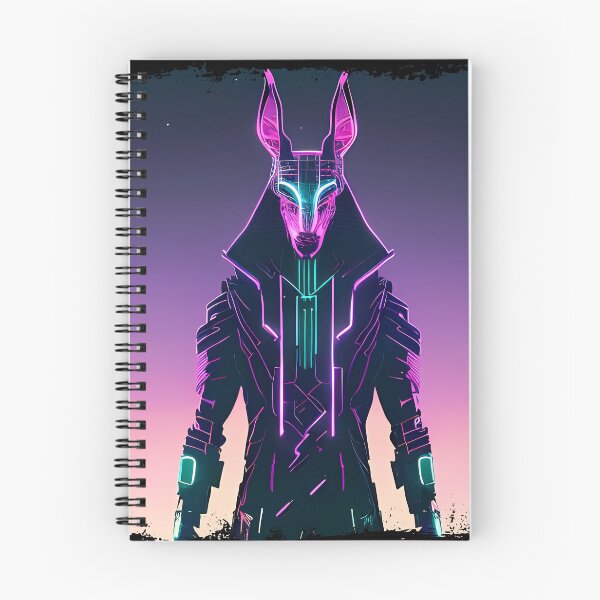Item preview, "Anubis Resurrected: A Cyberpunk Twist on the Egyptian God" designed and sold by Mytho Merch.