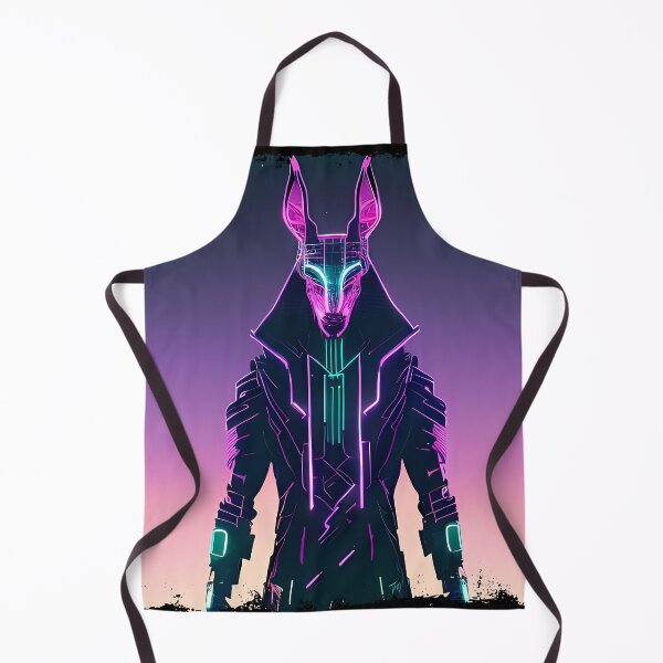 Item preview, "Anubis Resurrected: A Cyberpunk Twist on the Egyptian God" designed and sold by Mytho Merch.