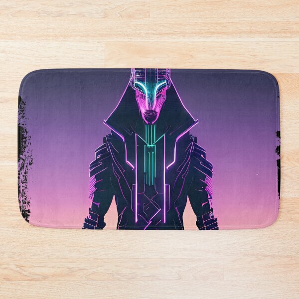 Item preview, "Anubis Resurrected: A Cyberpunk Twist on the Egyptian God" designed and sold by Mytho Merch.