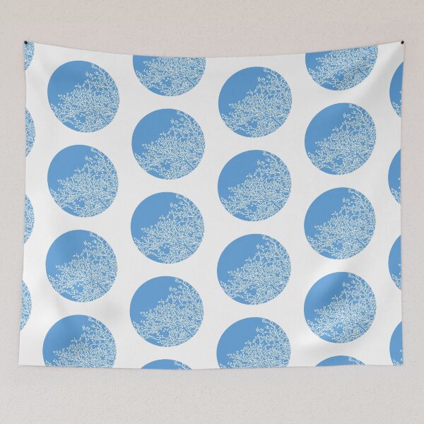 Item preview, Winter Tree 8 (small, leaves, blue fill) designed and sold by NoirPineapple.