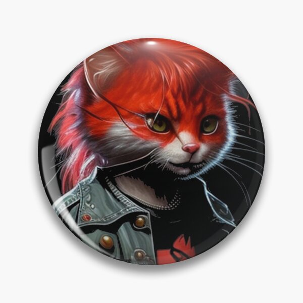 Item preview, Red Cat Punk  designed and sold by happyzone7.