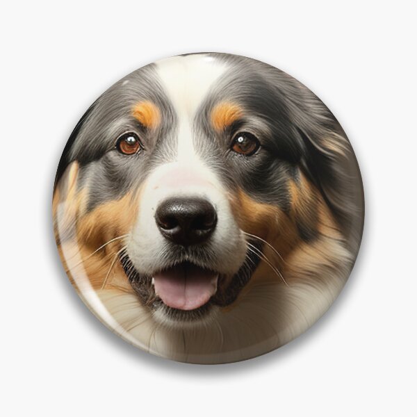 Artikelvorschau, Canine Majesty: Australian Shepherd Portrait entworfen und verkauft von DavesDogShop.