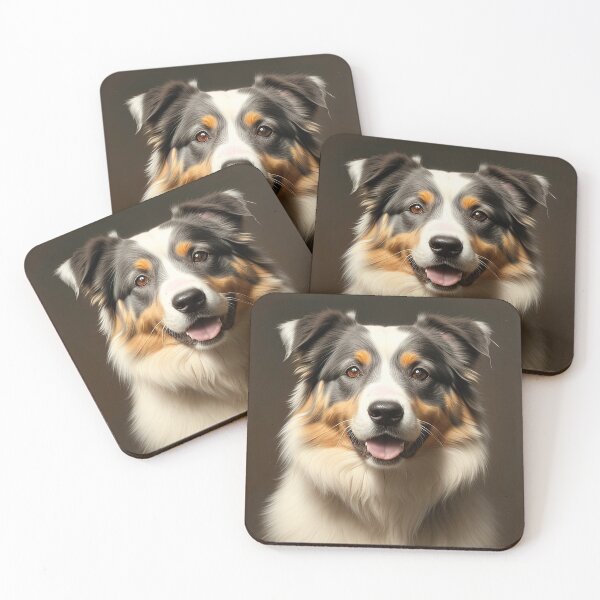 Item preview, Canine Majesty: Australian Shepherd Portrait designed and sold by DavesDogShop.