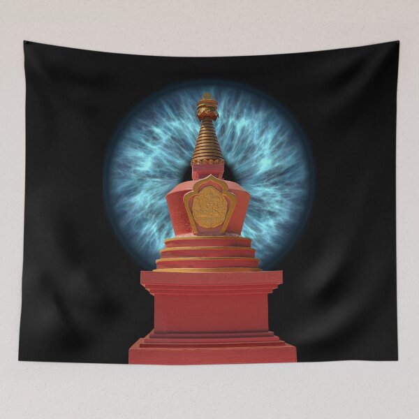 Item preview, White Tara Stupa and Akshobhya's Eye designed and sold by Nomadic Spirit Studios.