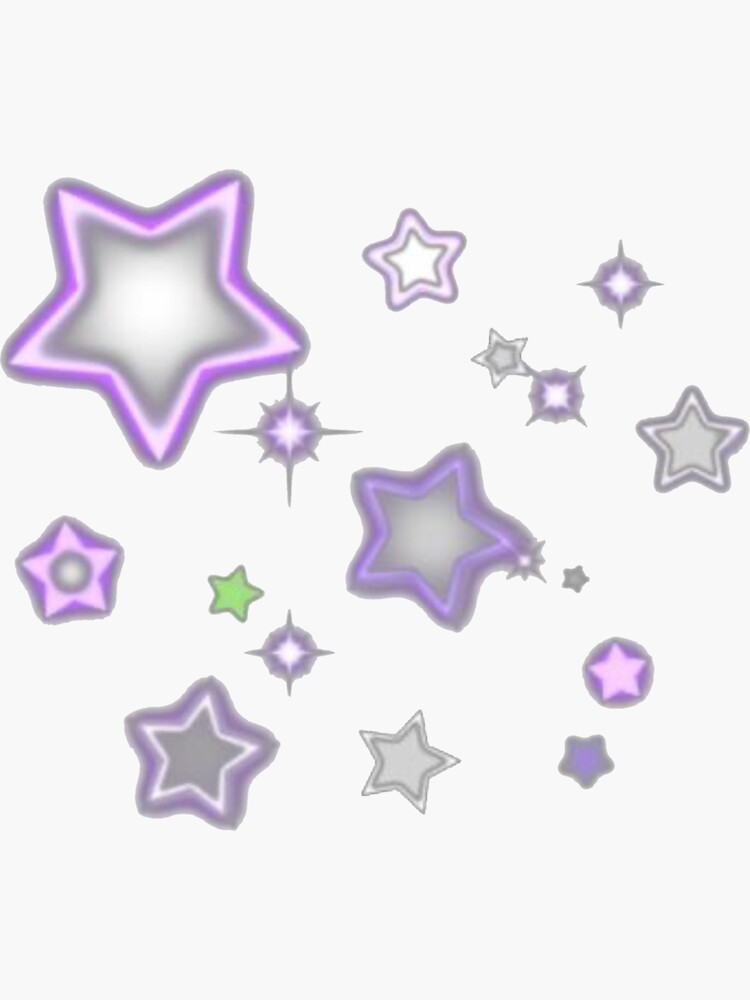 silver star Sticker for Sale by spoiledbratz