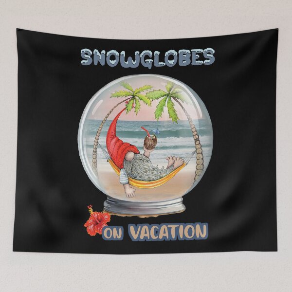 Item preview, Snowglobes on Vacation designed and sold by MoodyMuseArt.
