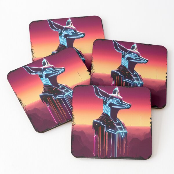 Item preview, "Anubis Resurrected: A Cyberpunk Twist on the Egyptian God" designed and sold by Mytho Merch.