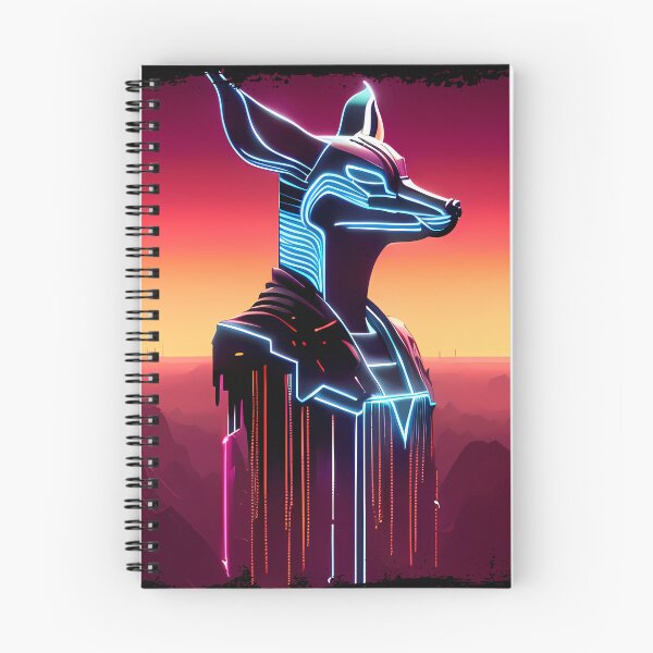 Item preview, "Anubis Resurrected: A Cyberpunk Twist on the Egyptian God" designed and sold by Mytho Merch.