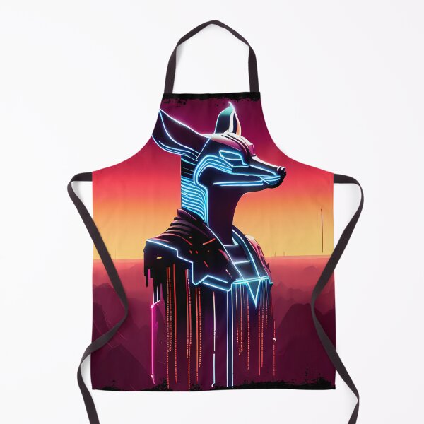 Item preview, "Anubis Resurrected: A Cyberpunk Twist on the Egyptian God" designed and sold by Mytho Merch.