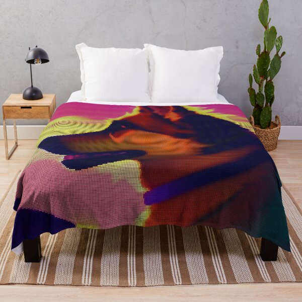 Artikelvorschau, Colorful Abstract German Shepherd 8-bit Pixel Art entworfen und verkauft von PixelDripped.