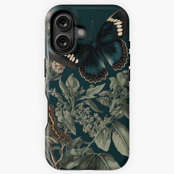 Item preview, Cottagecore Moths and Butterflies | Sage Green and Teal designed and sold by TheJadeCat.