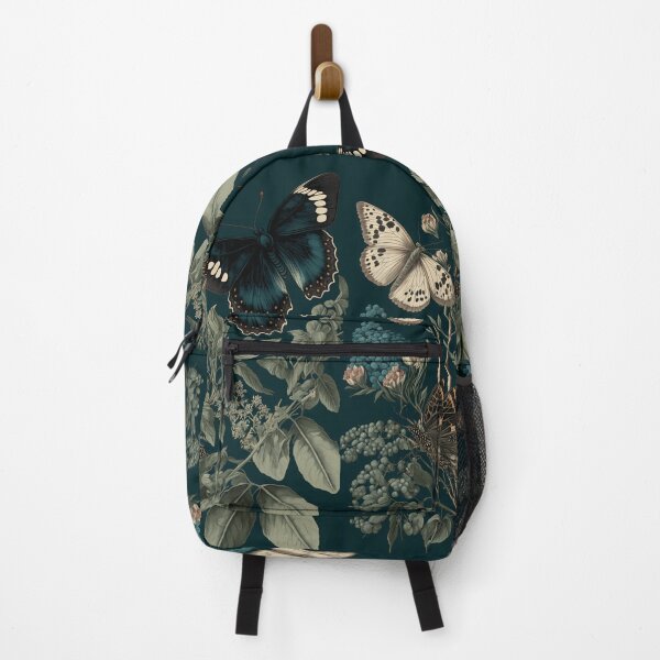 Item preview, Cottagecore Moths and Butterflies | Sage Green and Teal designed and sold by TheJadeCat.