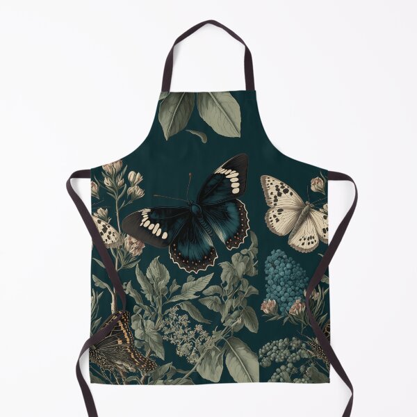 Item preview, Cottagecore Moths and Butterflies | Sage Green and Teal designed and sold by TheJadeCat.