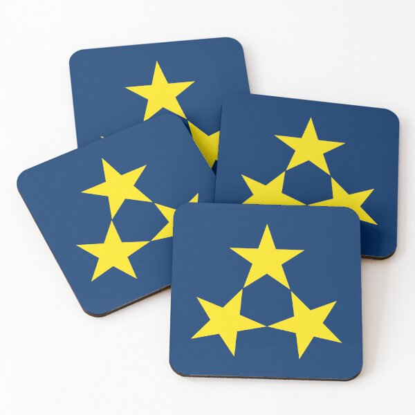 Item preview, Vojvodina flag stars designed and sold by tony4urban.