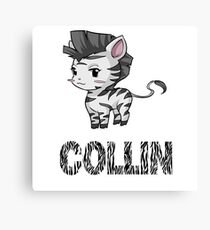 Zebra Collin Canvas Print