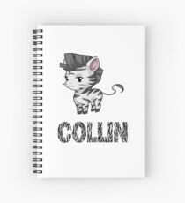 Zebra Collin Spiral Notebook