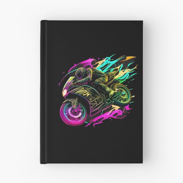 Item preview, Cyberpunk Colorful Futuristic Superbike designed and sold by beluxe.