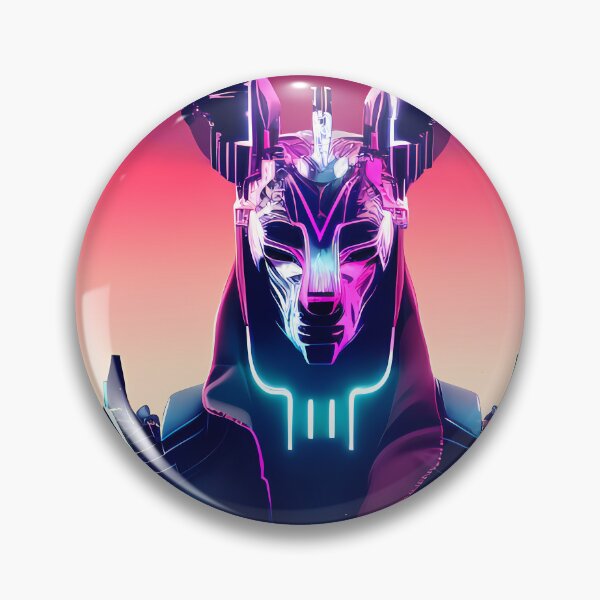 Item preview, "Anubis Resurrected: A Cyberpunk Twist on the Egyptian God" designed and sold by Mytho Merch.