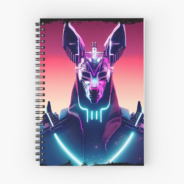 Item preview, "Anubis Resurrected: A Cyberpunk Twist on the Egyptian God" designed and sold by Mytho Merch.