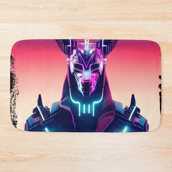 Item preview, "Anubis Resurrected: A Cyberpunk Twist on the Egyptian God" designed and sold by Mytho Merch.