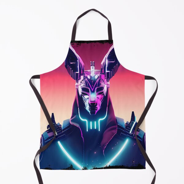 Item preview, "Anubis Resurrected: A Cyberpunk Twist on the Egyptian God" designed and sold by Mytho Merch.