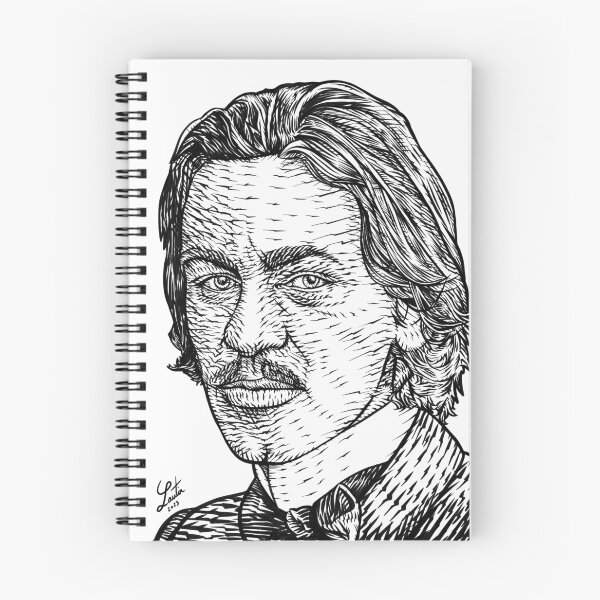 Item preview, BLAISE CENDRARS ink portrait .2 designed and sold by lautir.