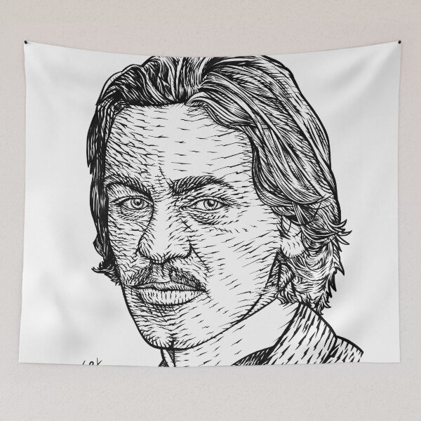 Item preview, BLAISE CENDRARS ink portrait .2 designed and sold by lautir.