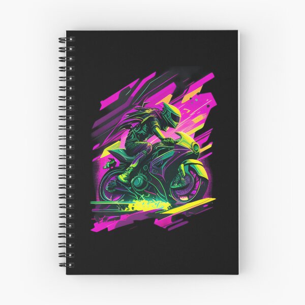 Item preview, Cyberpunk Colorful Futuristic Superbike designed and sold by beluxe.