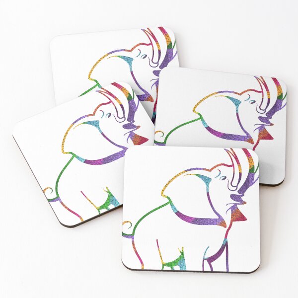 Item preview, Solidarity multicolored elephant designed and sold by FAUNIASOLIDARIA.